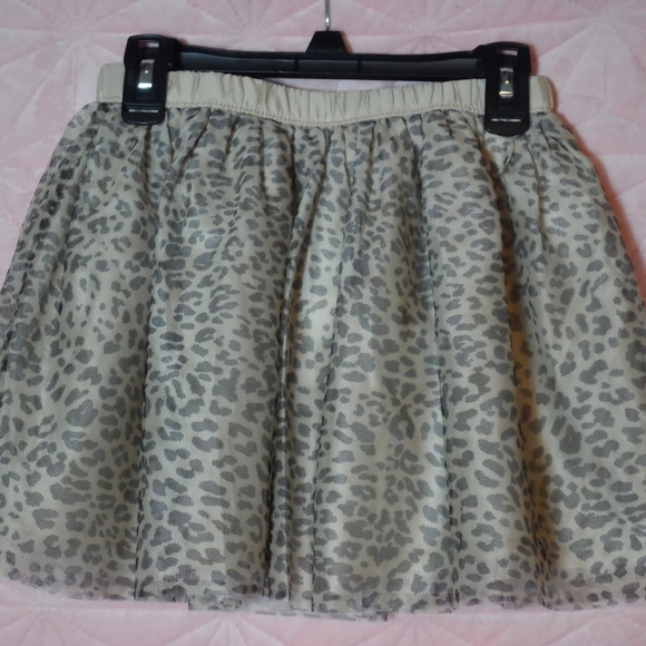 Gymboree tan and black leopard print tutu - Picture 3 of 6